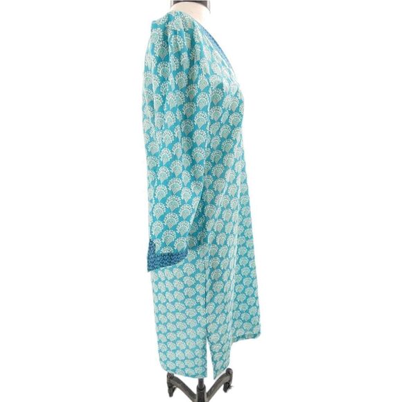 NWT Rock Flower Paper Marissa Teal dress cover-up size medium - Picture 2 of 9